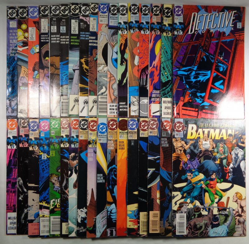 Lot of 34 Detective Comics Batman