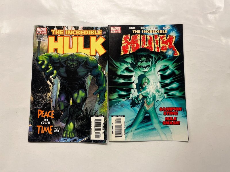 2 Incredible Hulk Marvel Comics Books # 87 88 David Way Kubert 20 JW6