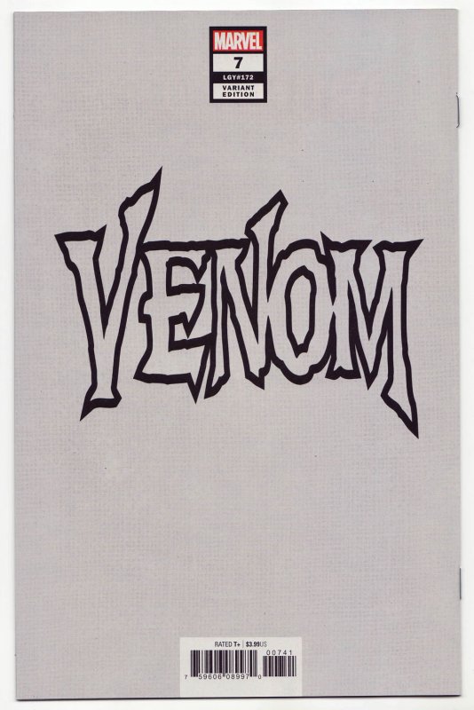 Venom #7 Frank Cho MKXX 1:200 Virgin Variant