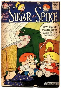 Sugar and Spike #8 1957-DC Comics-Sheldon Mayer art-paper dolls-comic book