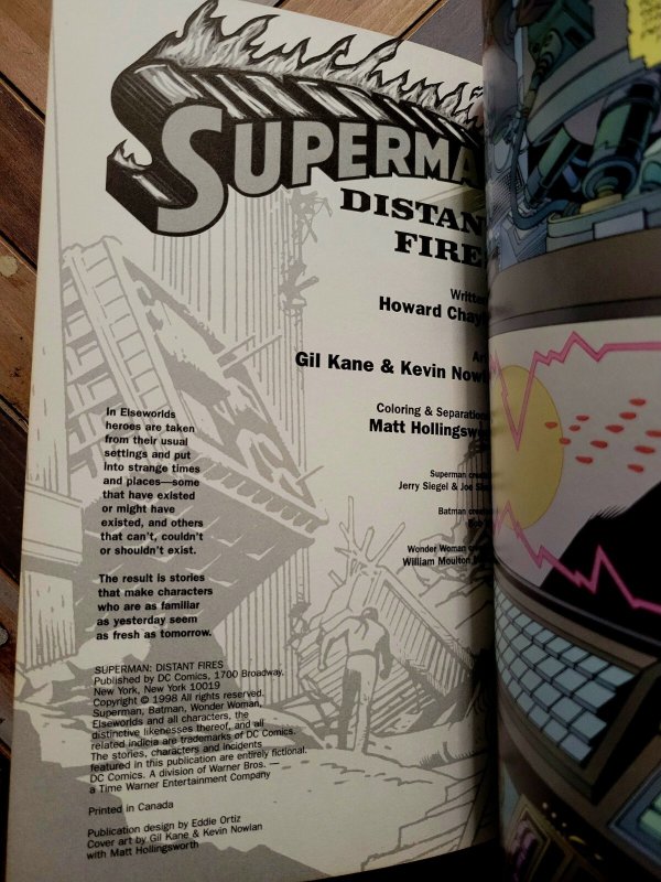 Superman: Distant Fires TPB Elseworlds Graphic Novel DC 1998 Chaykin, Kane VF/NM
