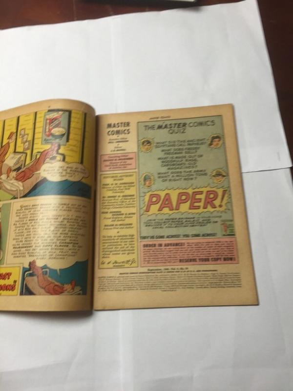 Master Comics 54 6.0 Fine F