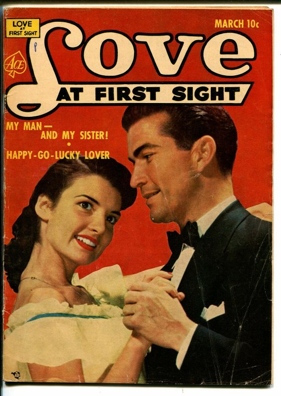 Love At First Sight #20 1953-Ace-pick-up date-Canadian variant-rare-VG