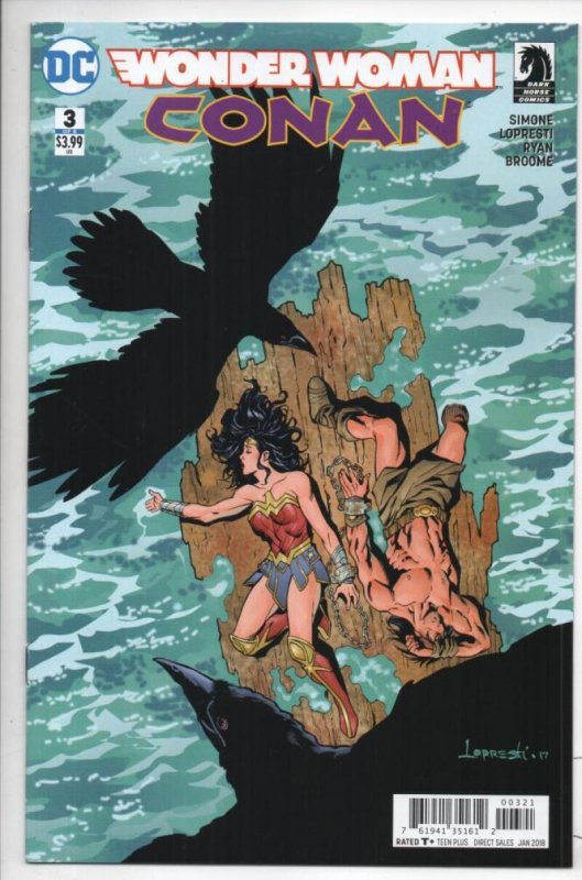 WONDER WOMAN CONAN #3 NM, Lopresti, 2017, more DC in store