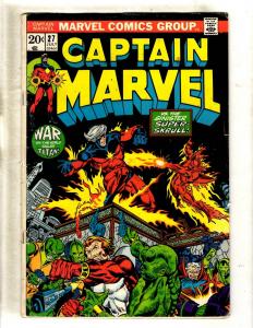 Captain Marvel # 27 VG Comic Book Kree Avengers Carol Danvers Hulk Thor JF11