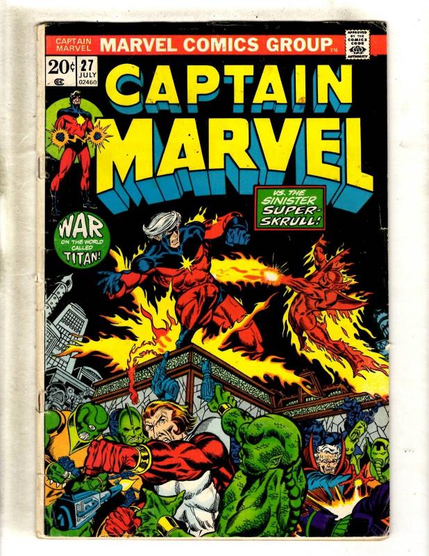 Captain Marvel # 27 VG Comic Book Kree Avengers Carol Danvers Hulk Thor JF11