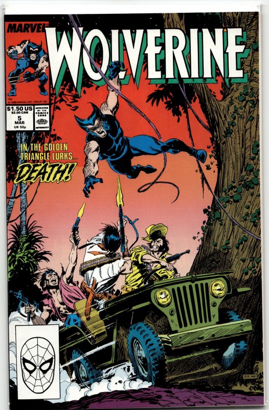 Wolverine #5 (1989) Wolverine