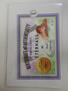 Eternals #1 Campbell Cover (2021) Signed J Scott. Campbell! NM or Better!!