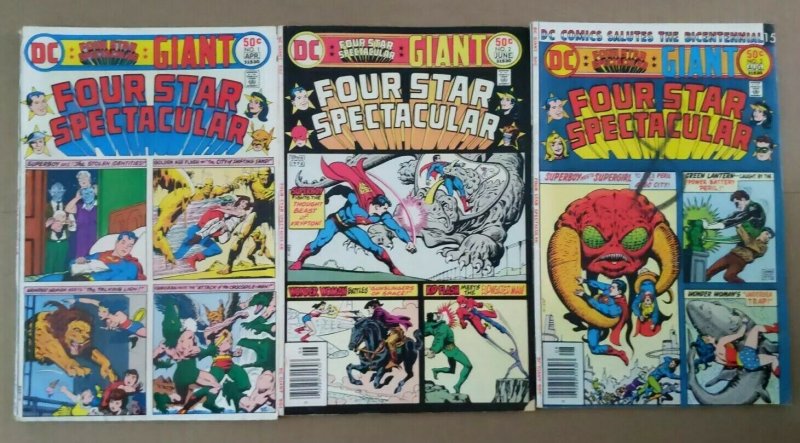 Four Star Spectacular #1-6 - Complete Set Krypto Superboy Wonder Woman Flash 