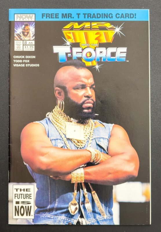 Mr. T and the T-Force #1 & 8 (1993) w/ Collectors Card - Classic 90s Action - VF