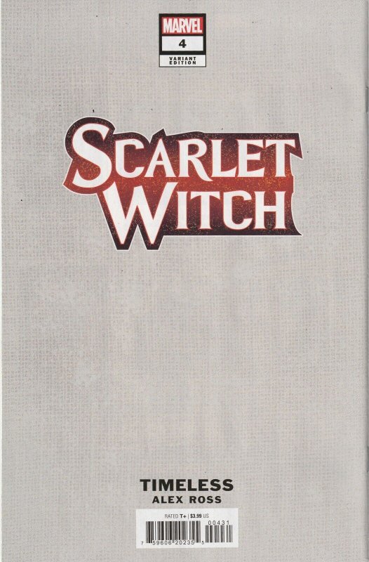 Scarlet Witch # 4 Ross Timeless 1:100 Variant NM Marvel 2023 [O7]
