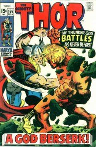 Thor #166 FN ; Marvel | Adam Warlock July 1969 Jack Kirby