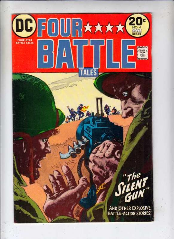 Four Star Battle Tales #4 (Sep-73) FN+ Mid-High-Grade The Three Frogmen