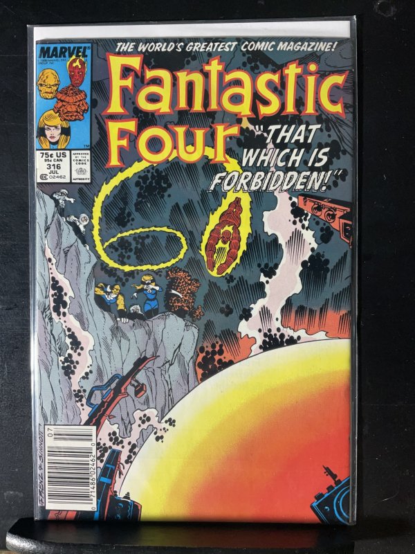 Fantastic Four #316 Newsstand Edition (1988)