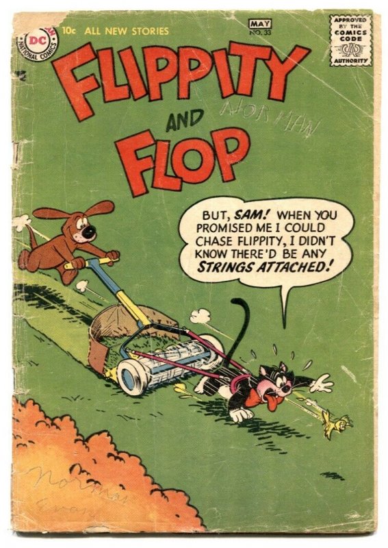 Flippity and Flop #33 1957- DC Funny Animals F/G