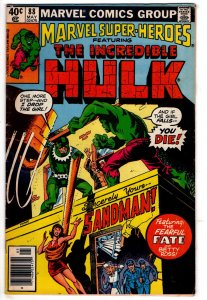 Marvel Super-Heroes #88 (1980) Hulk Marvel Comics