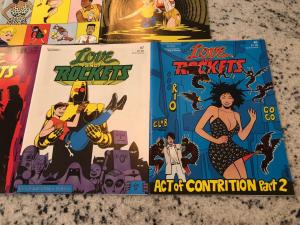 Lot Of 5 Love & Rockets Fantagraphics Comic Books Magazines # 6 7 8 9 10 TD15