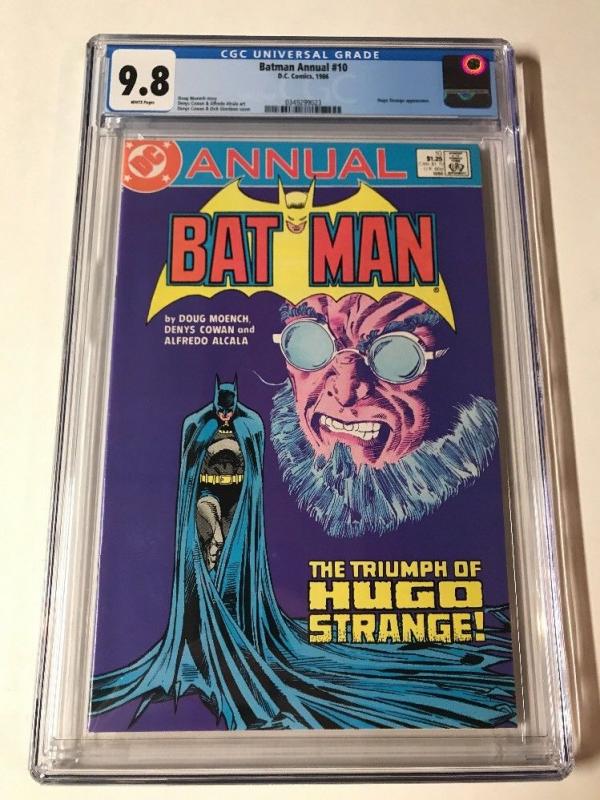 Batman Annual 10 Cgc 9.8 White Pages Hugo Strange Triumphant!