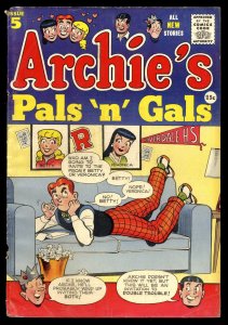 Archie's Pals 'n' Gals #5 FN- 5.5 The Student Wince! George Fr...