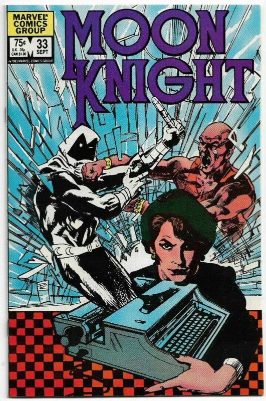 MOON KNIGHT#33 VF/NM 1983 MARVEL BRONZE AGE COMICS