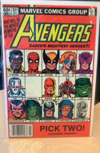 The Avengers #221 Newsstand Edition (1982)