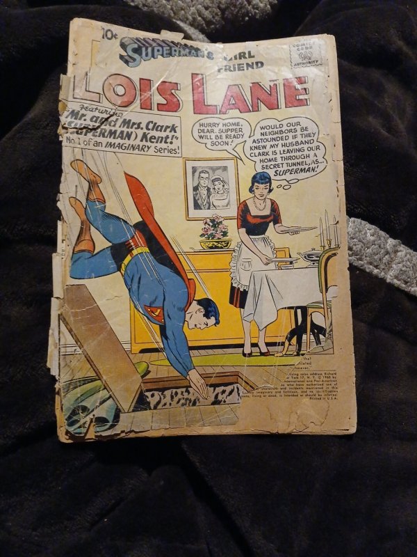 SUPERMANS GIRL FRIEND LOIS LANE #19 1960 CURT SWAN SCHAFFENBERGER DC COMICS BOOK