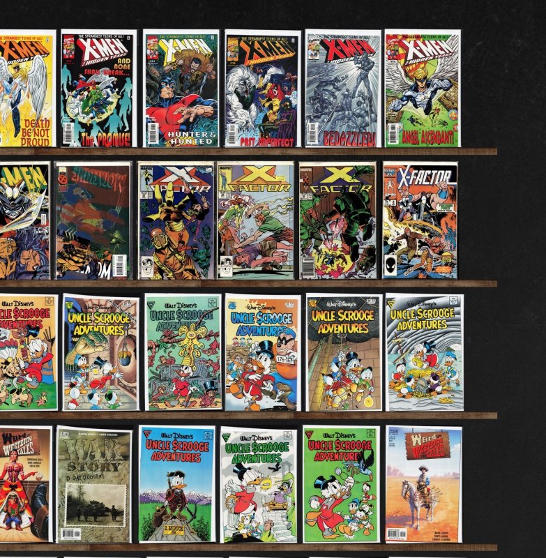 Huge Lot 140+ Comics with X-Factor, Walt Disney&, Wolverine & More!