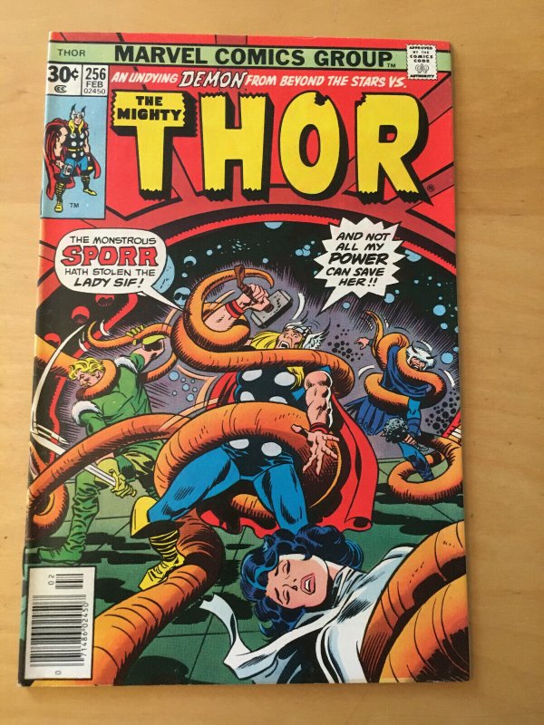 THOR 256, SEE PICS FOR GRADE, 1ST PRINT 1976, LADY SIF