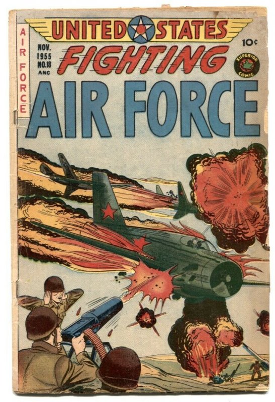 United States Fighting Air Force #18 1955- VG- 