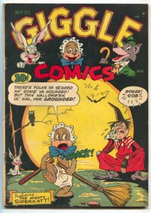 Giggle #35 1946- Superkatt- Golden Age funny Animals- VG/F