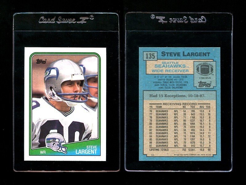 1988 Topps Steve Largent #135   MINT