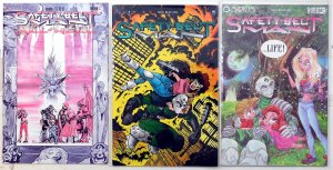 Safety-Belt Man Lot of 3 #3, 4, All Hell 2 (1995) Sirius 1st Print Comic Books