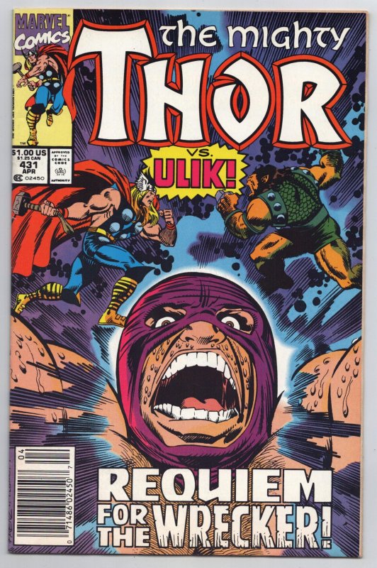 Mighty Thor #431 (Marvel, 1991) FN