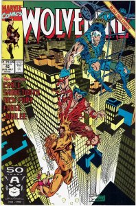 Wolverine #42 (1988 v2) Larry Hama Marc Silvestri Sabretooth Cable NM