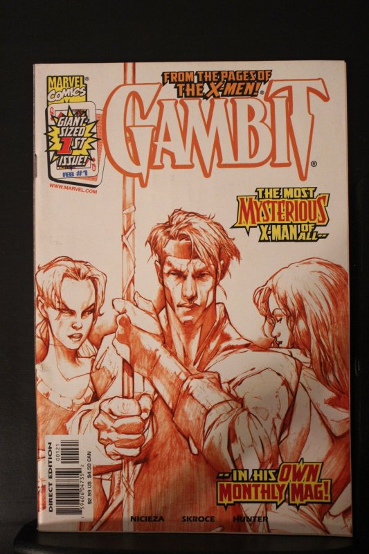 Gambit #1 Queen Cover (1999) Super-High-Grade NM or better Queen's Cover...