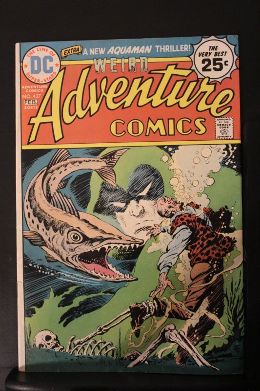 Adventure Comics #437 (1975) High-Grade VF/NM New Spectre Apparo Wow!