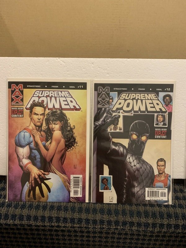 2003 SUPREME POWER Comics (Lot of 18) Modern, MAX #1 to 18 (C462)