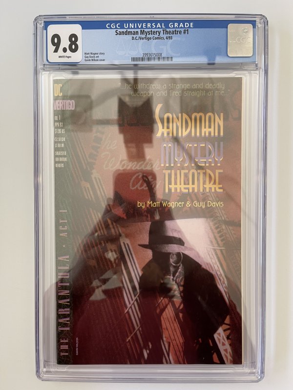 Sandman Mystery Theater #1  CGC 9.8 / 1993 / Matt Wagner (1993)