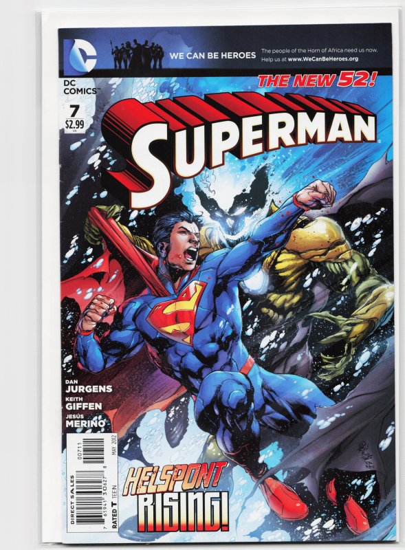 Superman #7 Direct Edition (2012) Superman