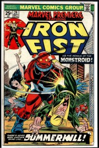 Marvel Premiere #24 (1975) Iron Fist [Key Issue]