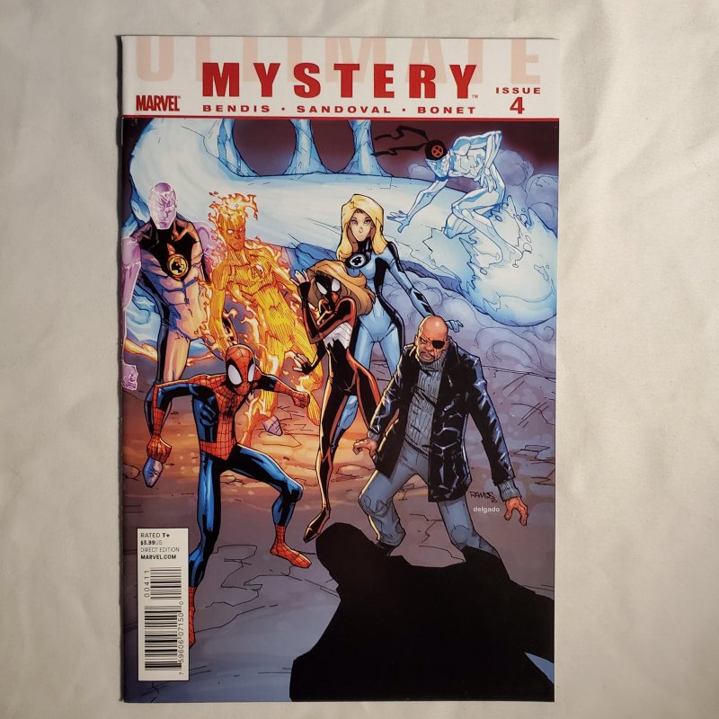 Ultimate Mystery 4 Very Fine- Cover by Humberto Ramos