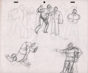 Figures In Pencil Animation Art