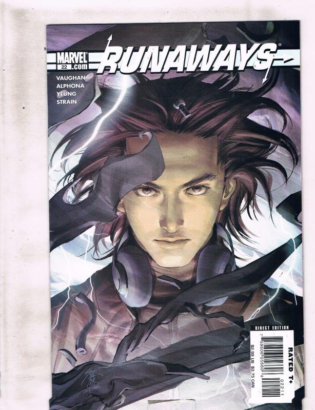 Lot Of 7 Runaways Marvel Comic Books # 19 20 21 22 23 24 25 Brian K Vaughan J244