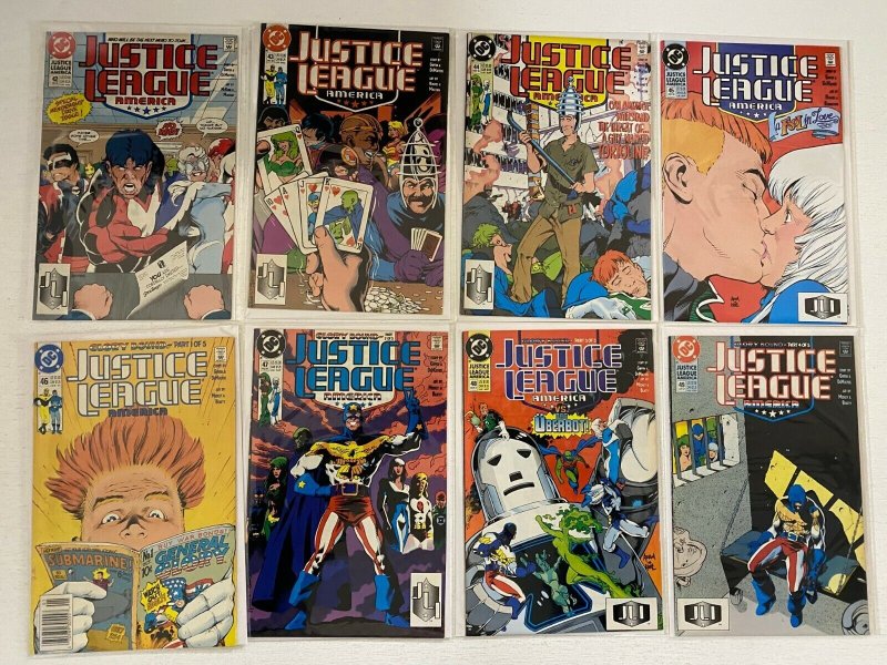 Justice League America lot 49 diff from:#2-50 avg 7.0 (1987-91)