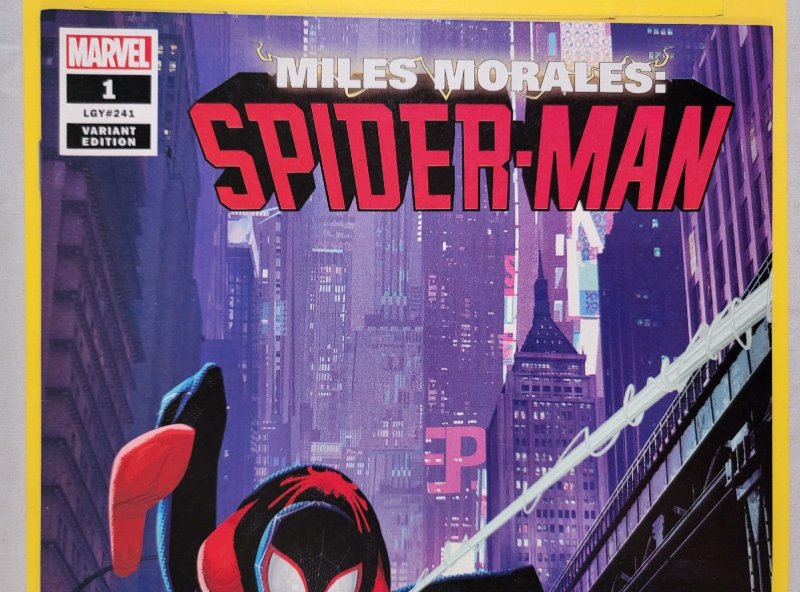 Miles Morales Spider-Man #1 Animation Variant 1:10 Marvel Comics 2018 NM
