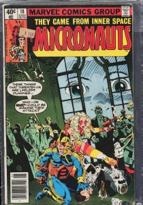 Micronauts #18 Newsstand Edition (1980) Micronauts