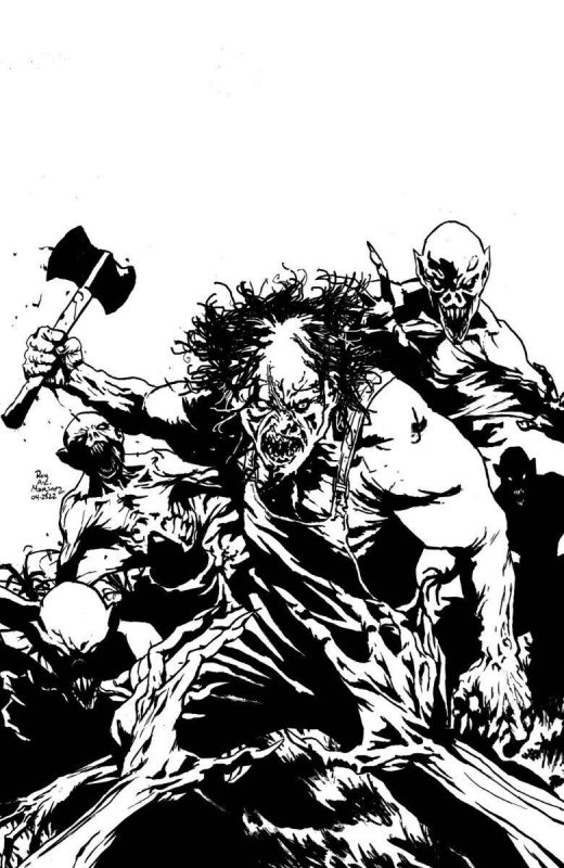 VICTOR CROWLEY HATCHET HALLOWEEN TALES IV #1 COVER D (NEAR MINT)
