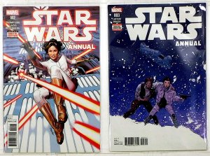 Star Wars Annual Lot of 2 #2, 3 (2017) Marvel Comics 1st Print Comic Books