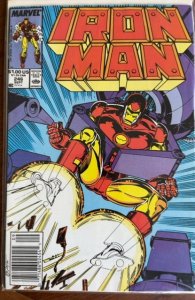 Iron Man #246 Newsstand Edition (1989) Iron Man 