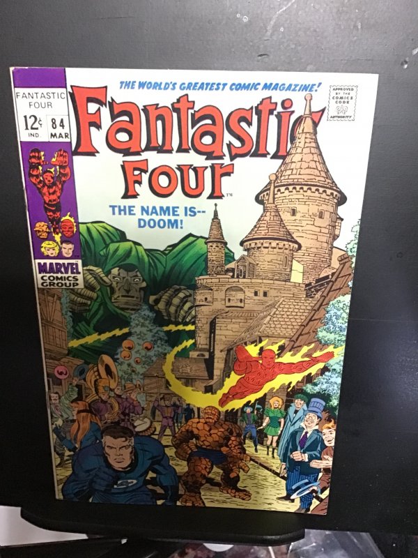 Fantastic  Four #84 (1967) high-grade Doom, Kirby art! VF/NM Wytheville CERT!